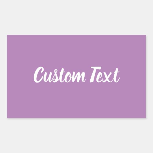 Einfaches Starten mit Vorlage für weißen Skripttex Rechteckiger Aufkleber (Vorderseite)