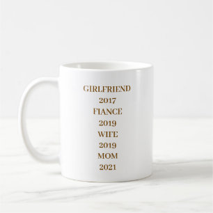 EINFACHES STILVOLLES MODERNES INDIVIDUELLES MUTTER KAFFEETASSE