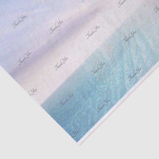 Einfaches Strandgeschäft Vielen Dank, Muster Seidenpapier (Ausschnitt)