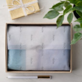 Einfaches Strandgeschäft Vielen Dank, Muster Seidenpapier (Geschenk)