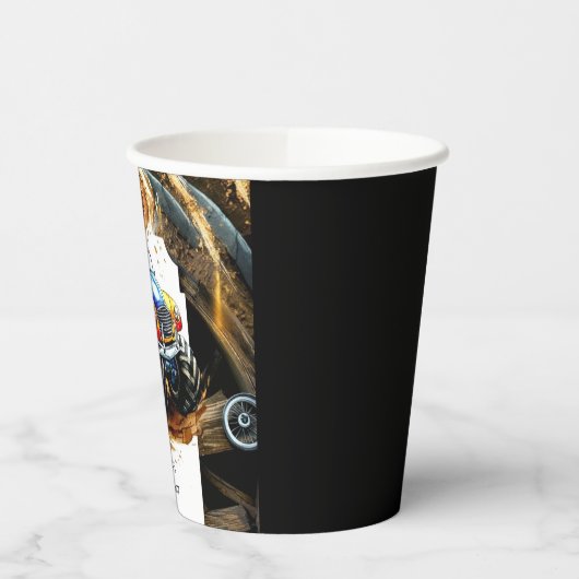 Einfaches Straßenmonster Truck Birthday Pappbecher (Links)