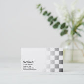 Einfaches strukturiertes Schachbrett Visitenkarte (Stehend Vorderseite)