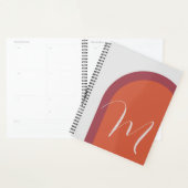Einfaches stylisches Arch mit großer Monogram-Init Planer (Anzeige)