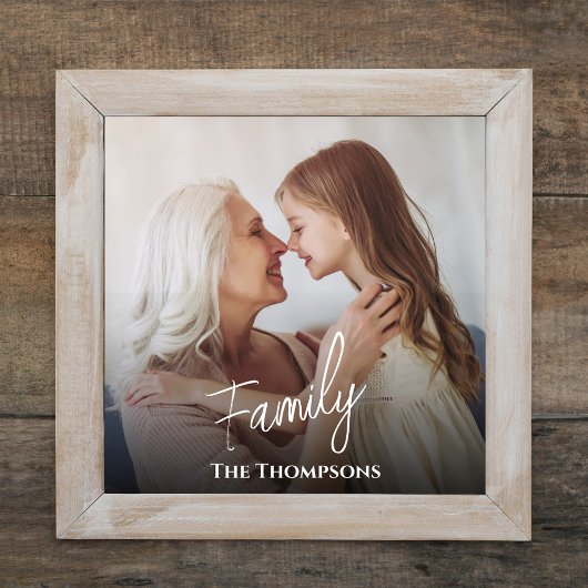 Einfaches stylisches Calligraphy Script-Foto-Overl Fotodruck