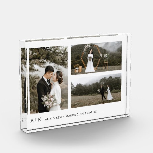 Einfaches, stylisches Foto für den Ehegedächtnisha (Links)