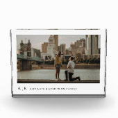 Einfaches, stylisches Foto für den Ehegedächtnisha (Vorderseite)