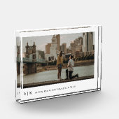 Einfaches, stylisches Foto für den Ehegedächtnisha (Links)