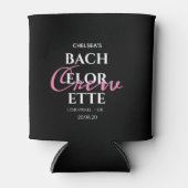 Einfaches Summer Black Pink Crew Party Dosenkühler (Vorderseite)