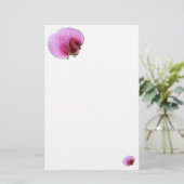 Einfaches Süß-Erbse Briefpapier (Stehend Vorderseite)