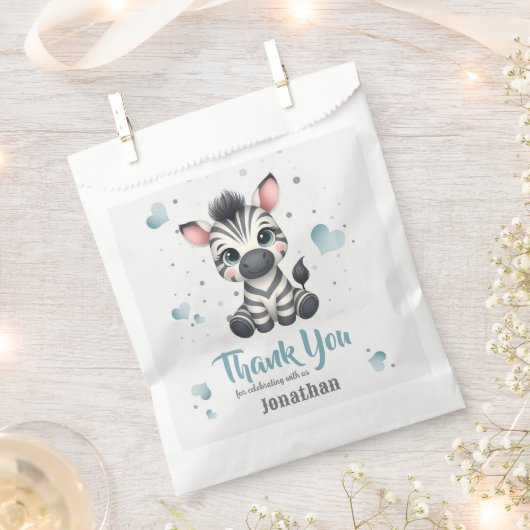 Einfaches süßes kleines Zebra Geschenktütchen (Ausgeschnitten)