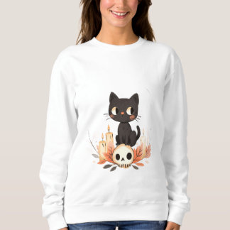Einfaches Sweatshirt weiß