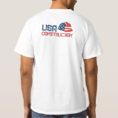 Einfaches T-Shirt für Männer (Rückseite)