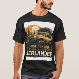 Einfaches T-Shirt mit Auto-Bild für Männer