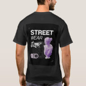 einfaches T-Shirt mit einfachem Design (Rückseite)