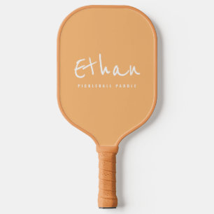 Einfaches Tan Color Pickleball-Paddel mit Namen Pickleball Schläger