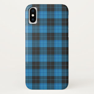 Einfaches Tartan-Muster in dunkelblau Case-Mate iPhone Hülle