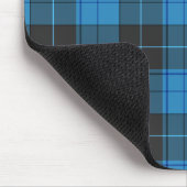 Einfaches Tartan Muster in dunkelblau... Mousepad (Ecke)