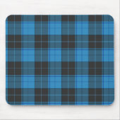 Einfaches Tartan Muster in dunkelblau... Mousepad (Vorne)