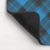 Einfaches Tartan Muster in dunkelblau... Mousepad (Ecke)