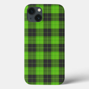 Einfaches Tartan-Muster in dunkelgrün Case-Mate iPhone Hülle