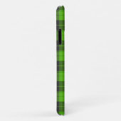 Einfaches Tartan-Muster in dunkelgrün Case-Mate iPhone Hülle (Hinten/Rechts)