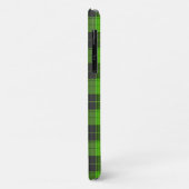 Einfaches Tartan-Muster in dunkelgrün Case-Mate iPhone Hülle (Hinten/Links)