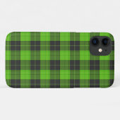 Einfaches Tartan-Muster in dunkelgrün Case-Mate iPhone Hülle (Rückseite (Horizontal))