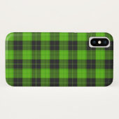 Einfaches Tartan-Muster in dunkelgrün Case-Mate iPhone Hülle (Rückseite (Horizontal))