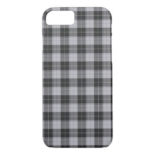 Einfaches Tartan-Muster in Grau Case-Mate iPhone Hülle