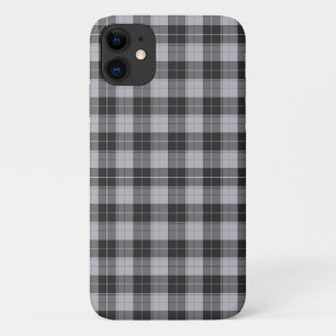 Einfaches Tartan-Muster in Grau Case-Mate iPhone Hülle
