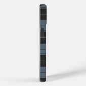 Einfaches Tartan-Muster in hellblau Case-Mate iPhone Hülle (Rückseite / Rechts)