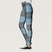 Einfaches Tartan-Muster in hellblau Leggings (Links)