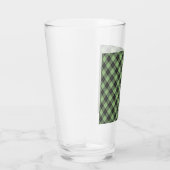 Einfaches Tartan-Muster in hellgrün Glas (Rechts)