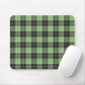 Einfaches Tartan-Muster in hellgrün Mousepad (Mit Mouse)