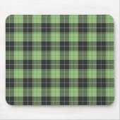 Einfaches Tartan-Muster in hellgrün Mousepad (Vorne)