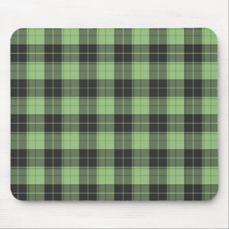 Einfaches Tartan-Muster in hellgrün Mousepad