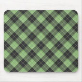 Einfaches Tartan-Muster in hellgrün Mousepad (Vorne)