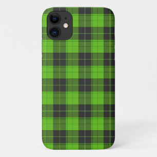 Einfaches Tartanmuster in dunkelgrün Case-Mate iPhone Hülle