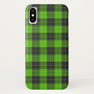 Einfaches Tartanmuster in Dunkelgrün Case-Mate iPhone Hülle