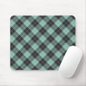 Einfaches Tartanmuster in Türkis Mousepad (Mit Mouse)