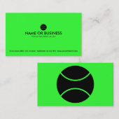 einfaches Tennis Visitenkarte (Vorne/Hinten)