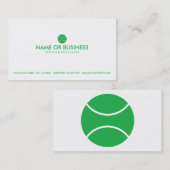 einfaches Tennis Visitenkarte (Vorne/Hinten)