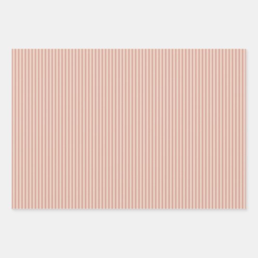 Einfaches Terracotta-Rost-Muster Geschenkpapier Set (Vorderseite)