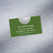 Einfaches Thema des Golfsports Magnetische Visitenkarte (Beispiel)