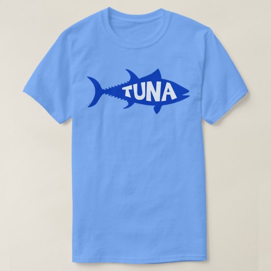 Einfaches Thunfischdesign T-Shirt (Design vorne)