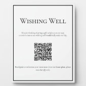 Einfaches traditionelles Wunschzeichen Fotoplatte (Vorderseite)