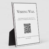 Einfaches traditionelles Wunschzeichen Fotoplatte (Seite)