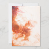 Einfaches trendy Sun Foto Save the Date Hochzeit Einladung (Rückseite)