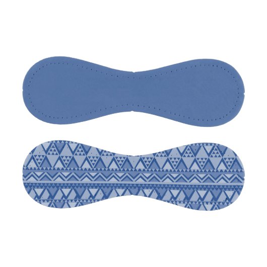 Einfaches Tribal Art Pattern Blau Baseball (Paneele)