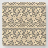 Einfaches Tribal Art Pattern Brown
